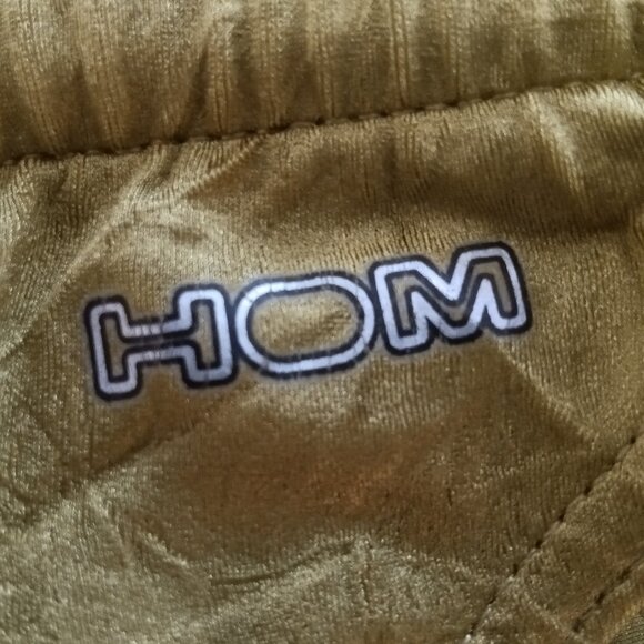 RARE VINTAGE 1" HOM SWIM BRIEF, SIZE 32", GOLD-CRINKLED PATTERN (*) (Pre-Owned) - Picture 3 of 8